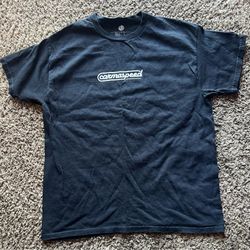 Carmaspeed Logo T-Shirt Black Crew Neck Short Sleeve Men's Size L