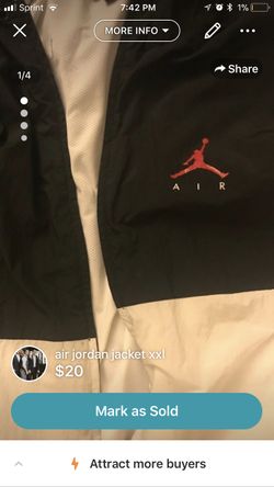 Air Jordan jacket xxl