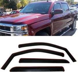 in-Channel Style Smoke Window Sun Rain Visors Vent