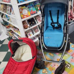 Uppababy Vista Stroller with Bassinet 