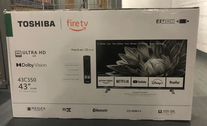 Brand New Toshiba - 43" Class C350 Series LED 4K UHD Smart Fire TV