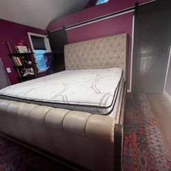 King Size Mattress, Bed Frame , Box Spring OBO