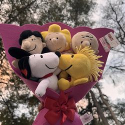Peanuts Valentine’s Day Plush Bouquet 