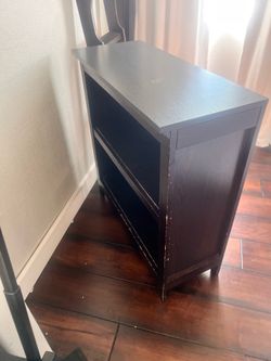 Dark Brown 2 Shelf Bookcase