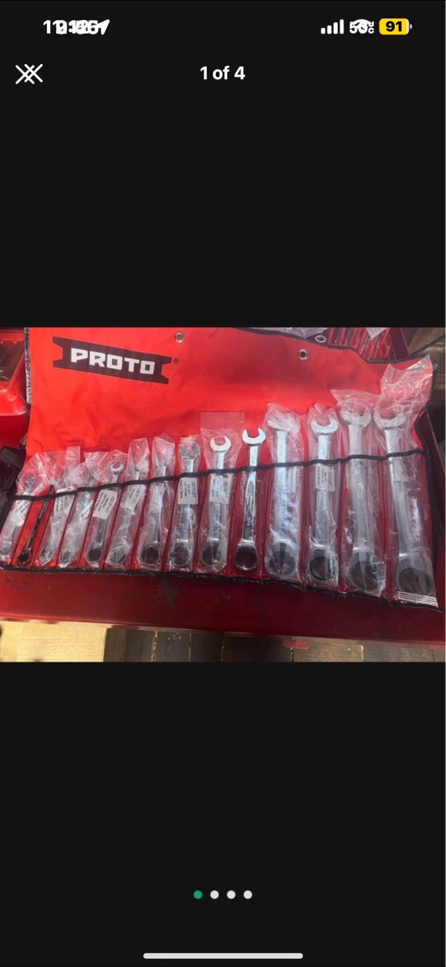 PROTO 14 Piece SAE Standard Ratcheting Wrench Set