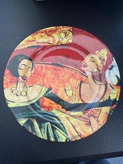 Women and Wine Series plates