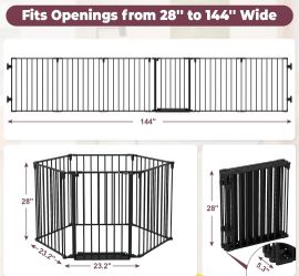 Metal Gate playpen