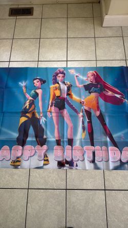 Huntrix K-Pop Demon hunters Banner