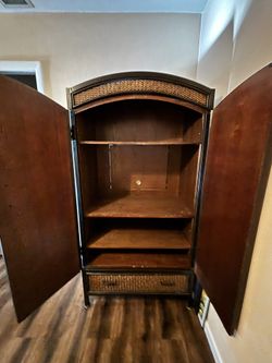 Beautiful Pier One Armoire – Sturdy & Heavy