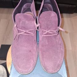 Clarks Originals DESERT BOOT BURGUNDY MEN'S SIZE 9