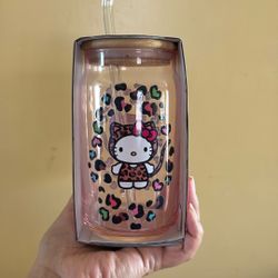 Cheetah Hello Kitty Cup