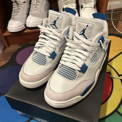 Military Blue Jordan 4 Size 11.5