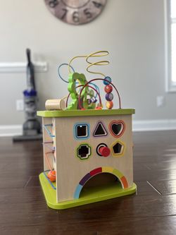 Country Critters Wooden Activity Play Cube