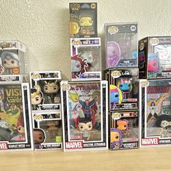Funko Pops Marvel 