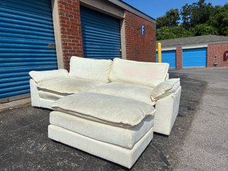 Couch and ottoman