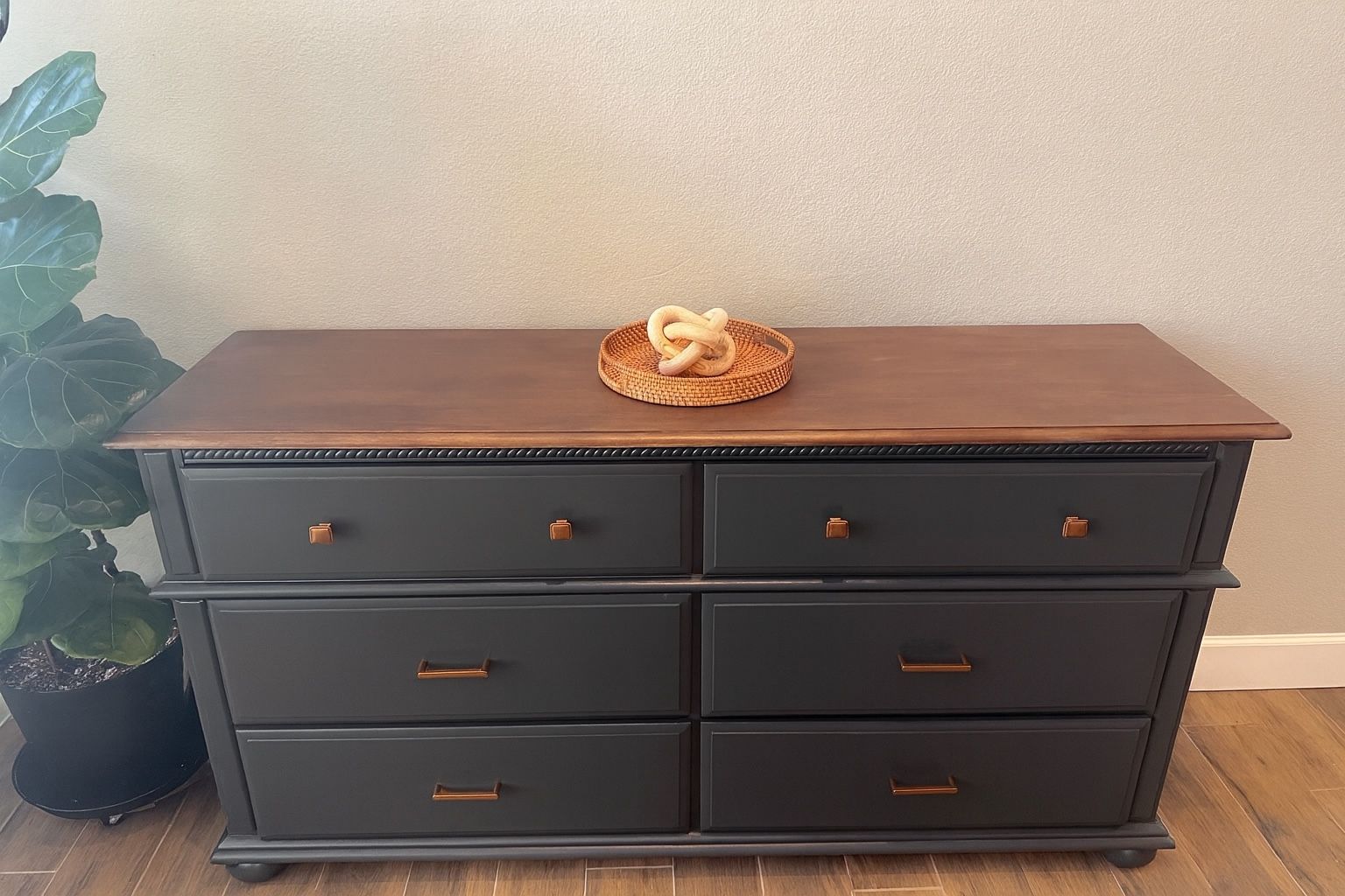 Modern Charcoal Dresser