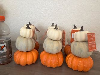 Ashland Decorative Stacked Pumpkin Set