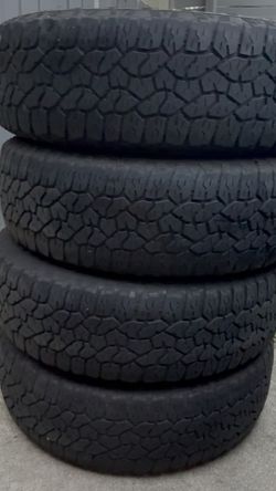 4 Good Use Tires Goodyear Wrangler 265/70/17