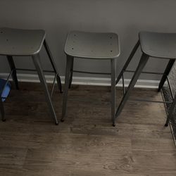 Grey barstools