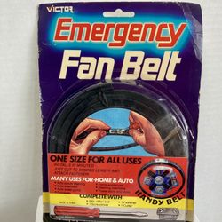 VICTOR Emergency Fan Belt One Size for All Uses Complete Kit With Tool 5feet