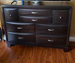 Brown dresser