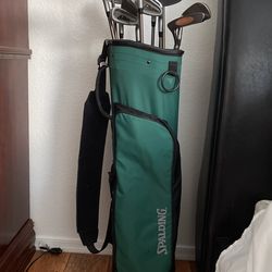 Spalding Tour Advance Ascent. Face Balance Iron Graphite Stiff Men’s RH Golf Set