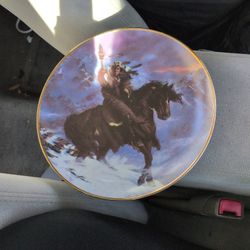 Vintage Set Of One Of A Kind Antique Plates 