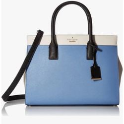 NEW W TAG! Rare KATE SPADE BICOLOR SATCHEL 