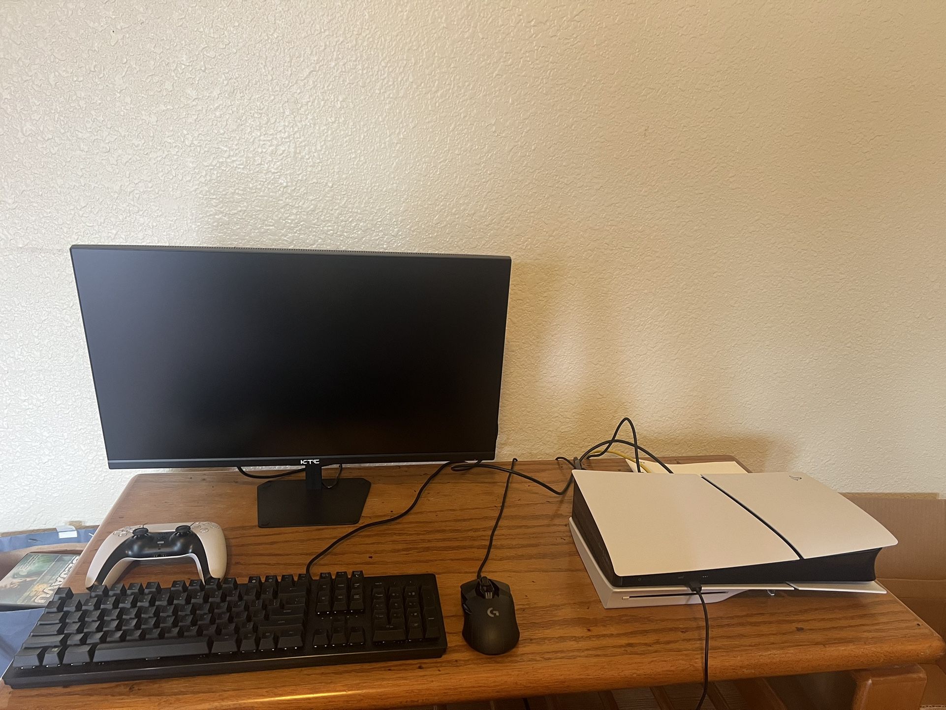 PlayStation 5/180hz KTC Monitor/ Razor Huntsman keyboard/Logitech 903 wireless and wired(mouse)