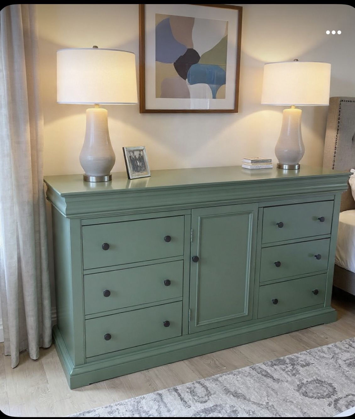 Green dresser