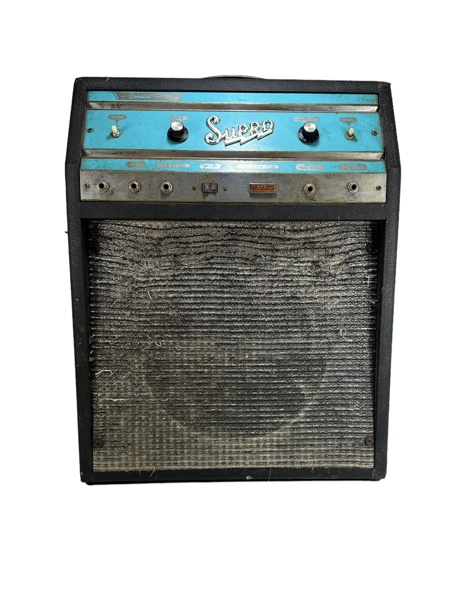 Vintage 1960's Supro Corsica S6622 1x12 Tube Combo Guitar Amplifier ~ NO POWER