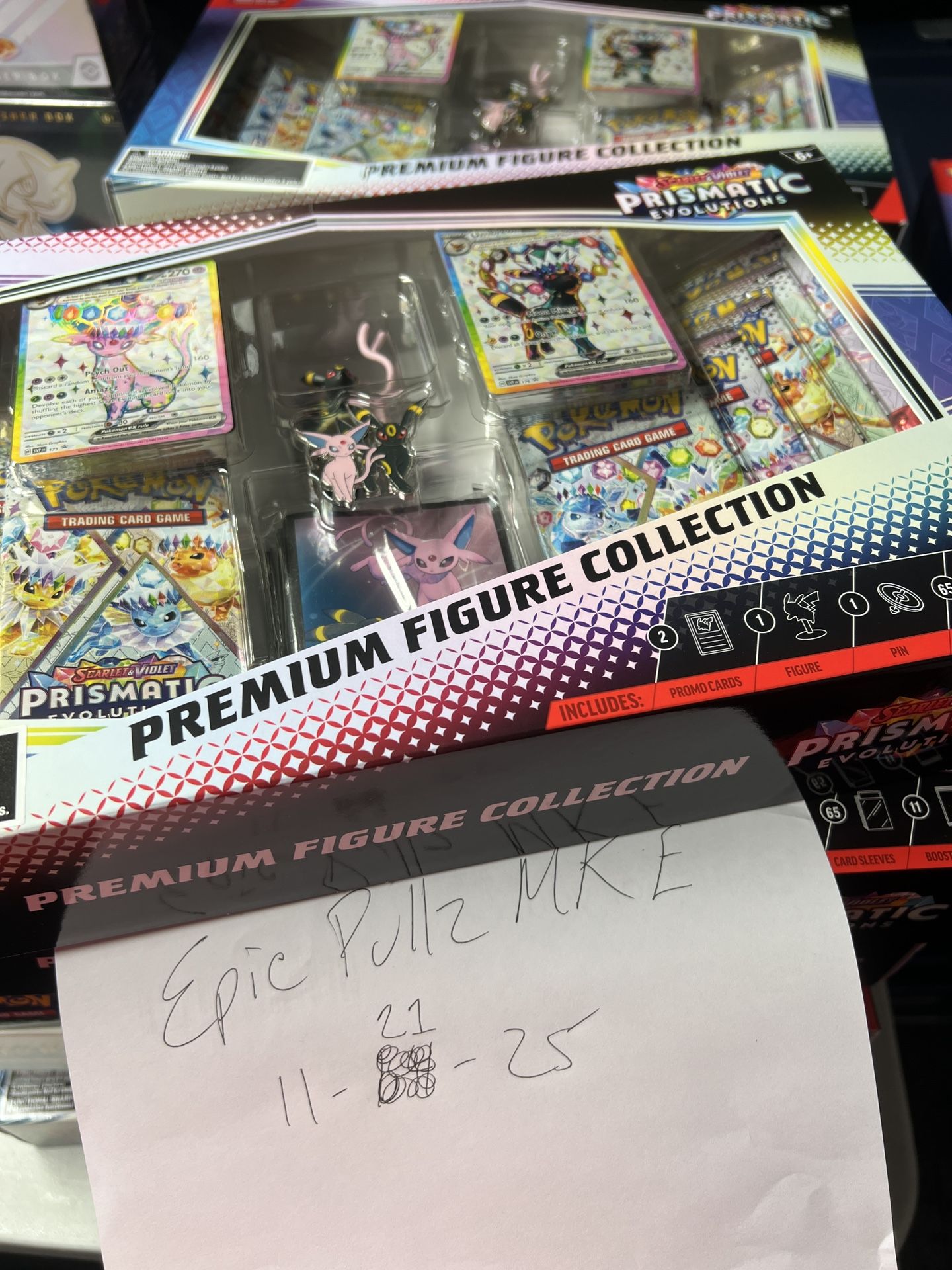 Pokemon Prismatic Evolutions Premium Figure Collection