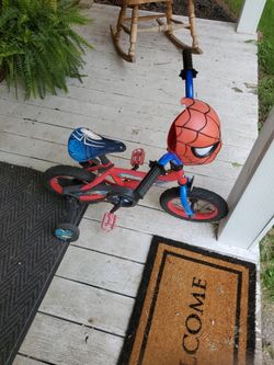 Boys Spiderman Bike 