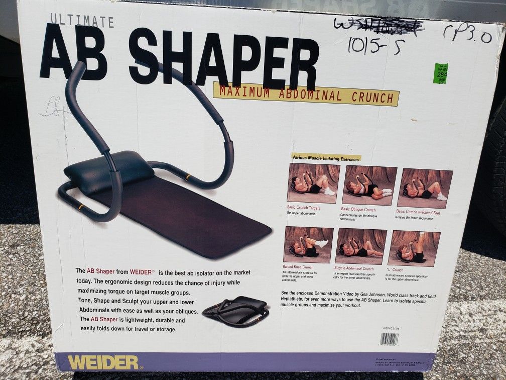 Weider ab shaper for sale hotsell