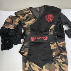 3pc kid ninja costume size 4