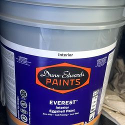 Interior White Paint - Egg Shell - 5 gallons