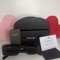Prada Black Cat Eye Sunglasses 