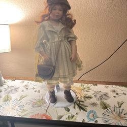 Porcelain Doll Little French Girl