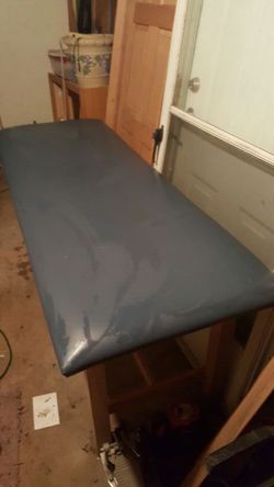 Massage table