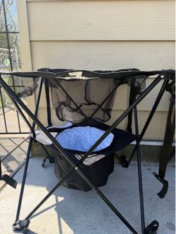 Cameron PORTABLE Tailgating Table WITH INSULATED COOLER