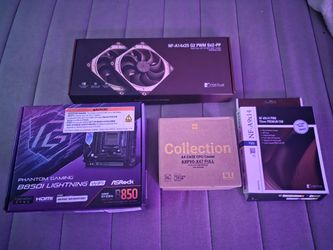 PC parts bundle (Mobo, Ram, Cooler and fans)