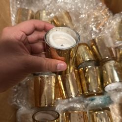 Mini Glass Candle Holders