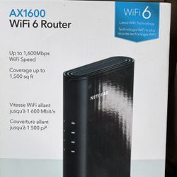NETGEAR AX1600 WIFI 6 Router 