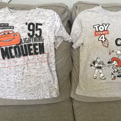 Boys Size 7/8 Disney T Shirt Lot 