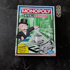 Monopoly Rivals Board Game - 2 Player Edition - Used Once / Like New