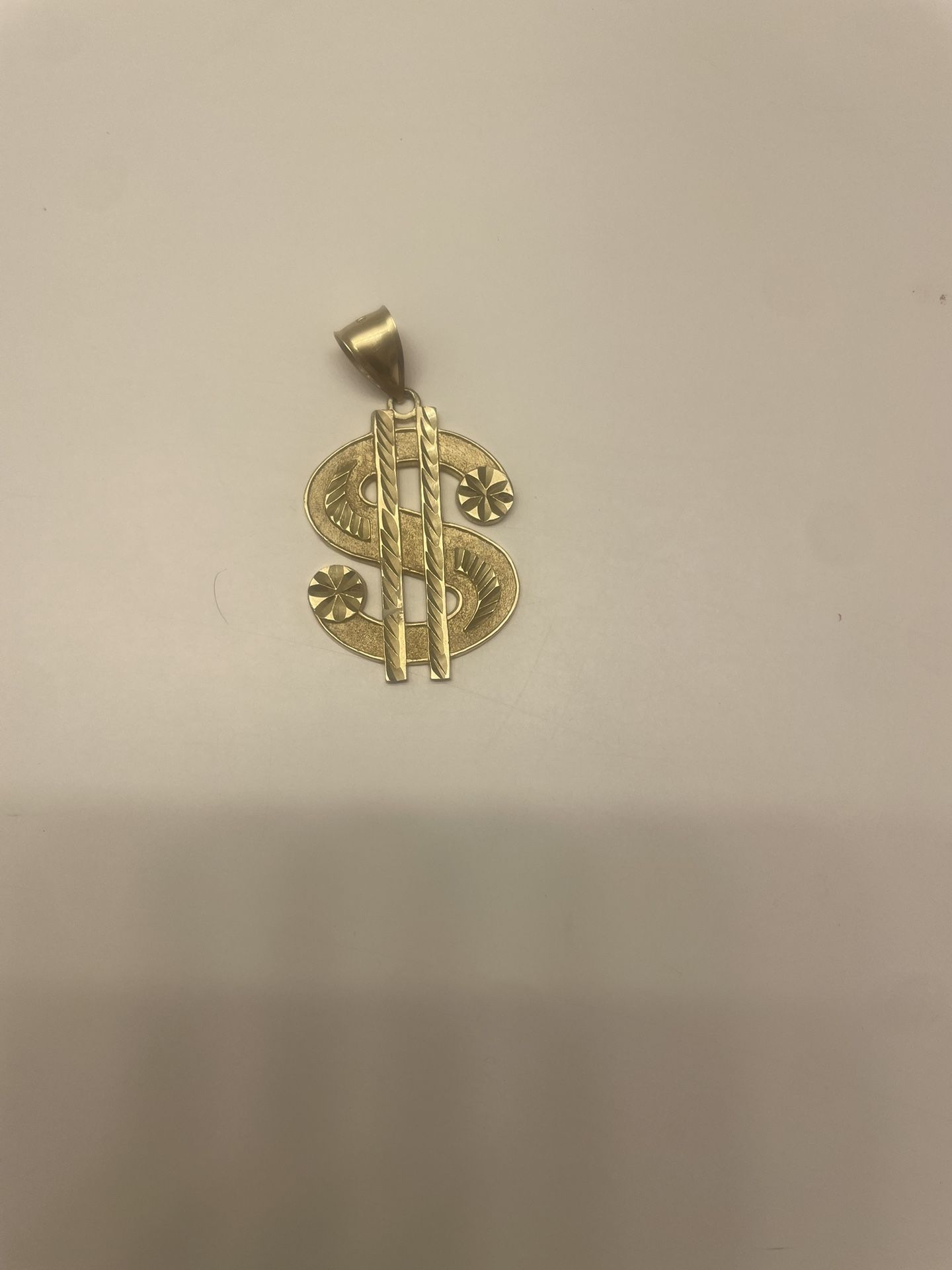Money sign Gold Pendant
