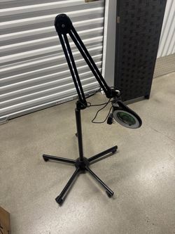 LED Magnifying Floor Lamp with Stand