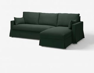 IKEA green sofa