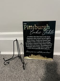Pittsburgh Cookie Table Sign