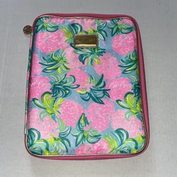 Lily Pulitzer Laptop Bag iPod Tablet Pink Nice 